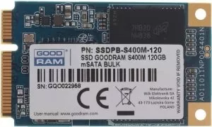 Жесткий диск SSD GOODRAM S400M (SSDPB-S400M-120) 120GB фото