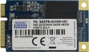 Жесткий диск SSD GOODRAM S400M (SSDPB-S400M-480) 480Gb фото