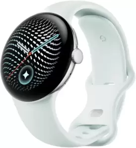 Умные часы Google Pixel Watch 5 LTE 41 мм (серебристый глянцевый/туман, спортивный силиконовый ремешок) фото