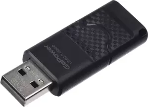 USB Flash GoPower Slider 32GB USB2.0 00-00025964 (черный матовый) фото