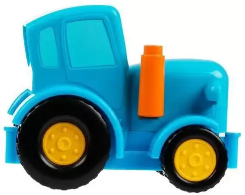 Конструктор Город мастеров Большие кубики: Синий трактор / 10006-GK (4 эл) фото