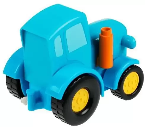 Конструктор Город мастеров Большие кубики: Синий трактор / 10006-GK (4 эл) фото