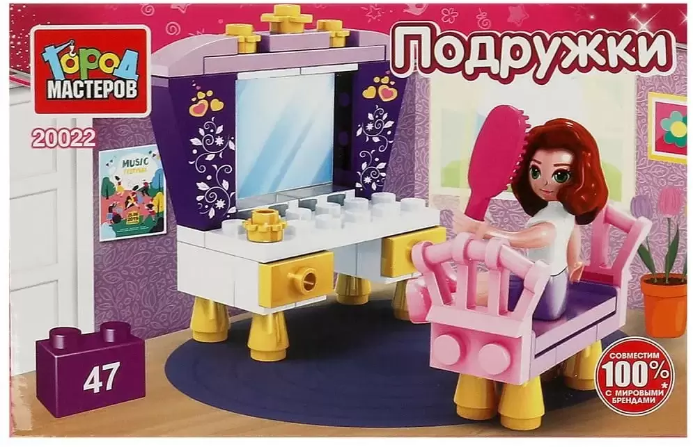 Город мастеров Девочка перед зеркалом / 20022-AA