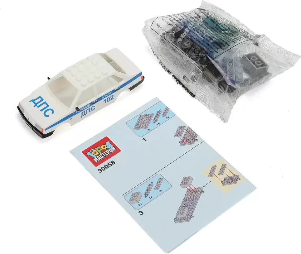 Конструктор Город мастеров Lada ВАЗ-21099 Полиция / 30058-CY фото