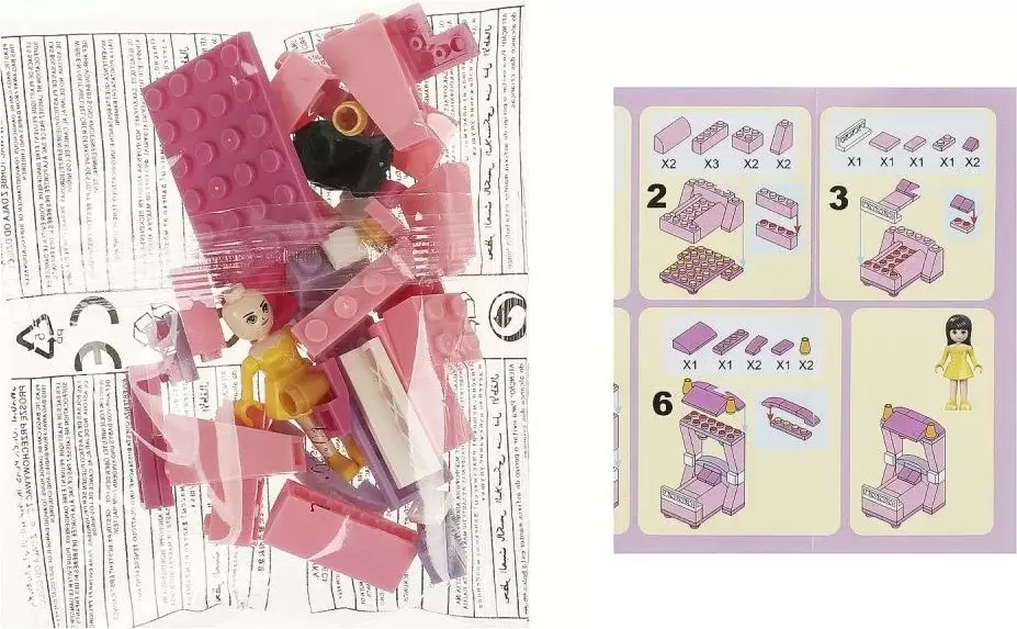 Конструктор Город мастеров Спальня девочки / 20017-AA фото