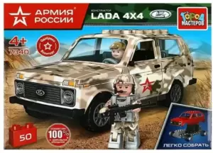 Конструктор Город мастеров Военная LADA 4х4 7340-KK фото