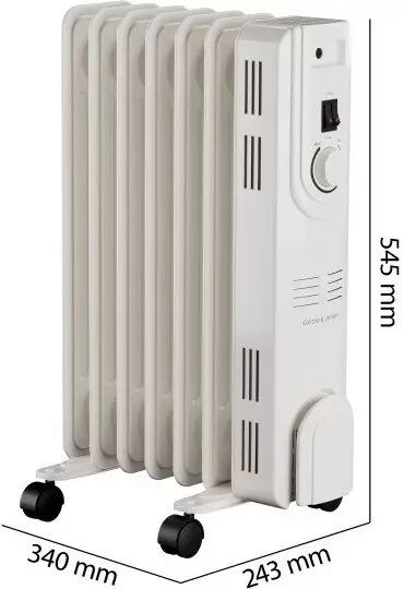 Масляный радиатор Gotze &#38; Jensen OH701 фото