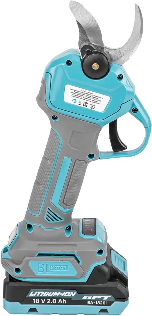 Секатор GPT GBPS-M1830B11-BL (с 1-им АКБ, кейс) фото 2