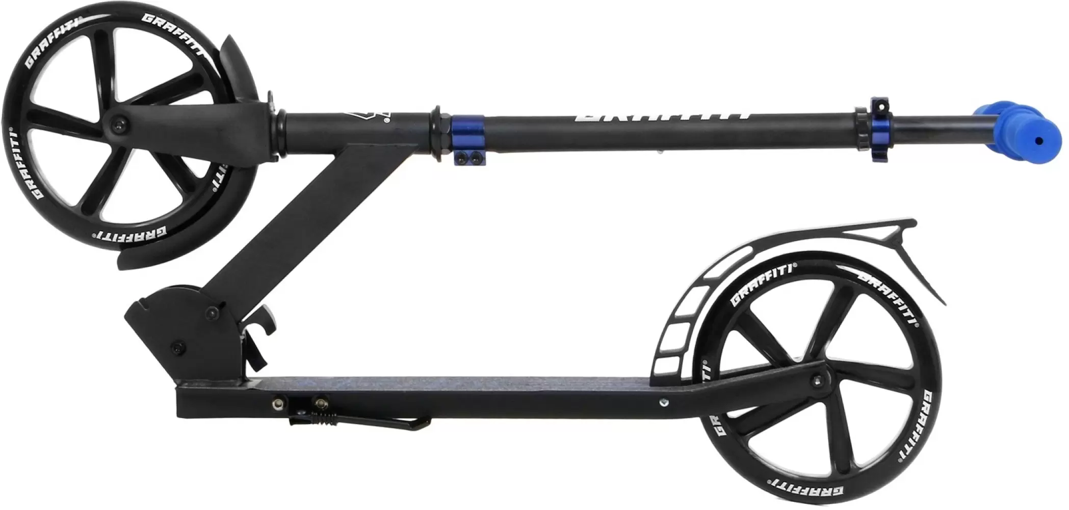 Самокат Graffiti City 200 10205134 черный фото