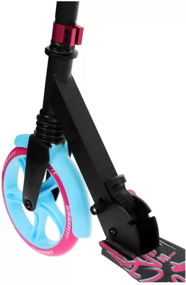 Самокат Graffiti Lux 200 10205137 черный фото