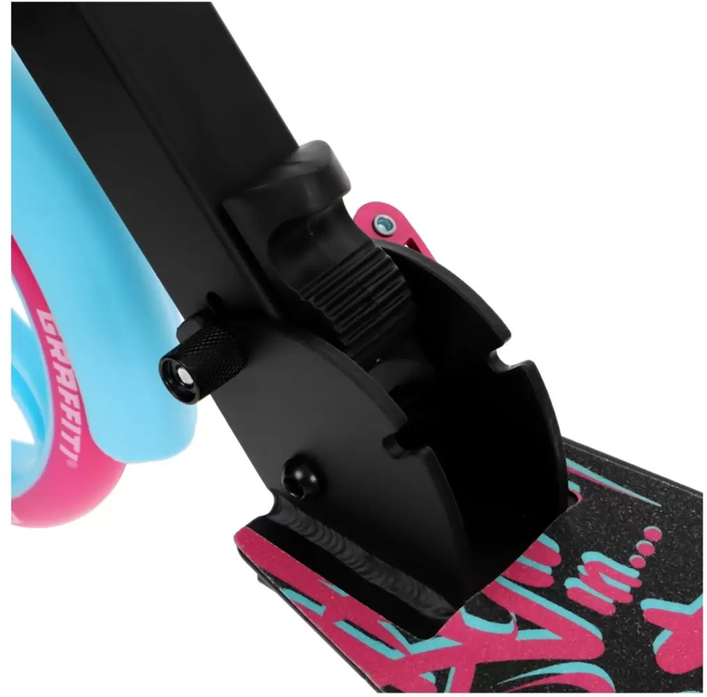 Самокат Graffiti Lux 200 10205137 черный фото