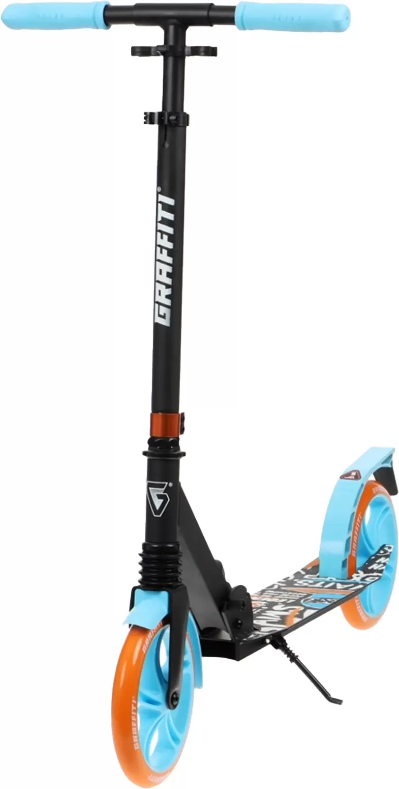 Самокат Graffiti Lux 200 10205138 черный фото