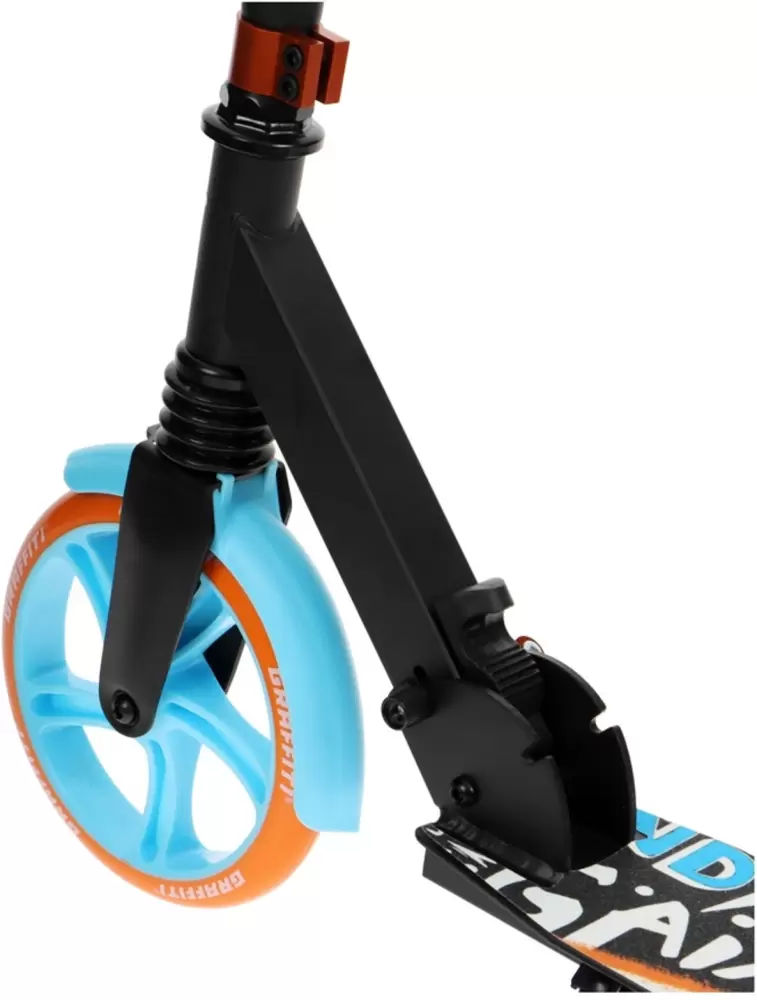 Самокат Graffiti Lux 200 10205138 черный фото