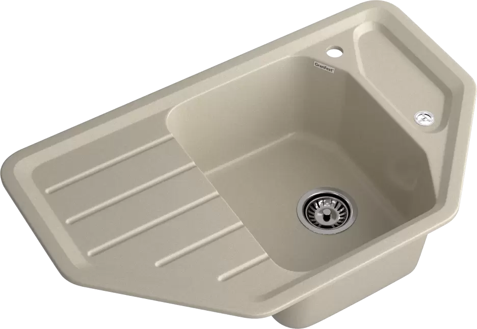 Кухонная мойка GranFest CORNER GF-C800E (топаз) фото 2