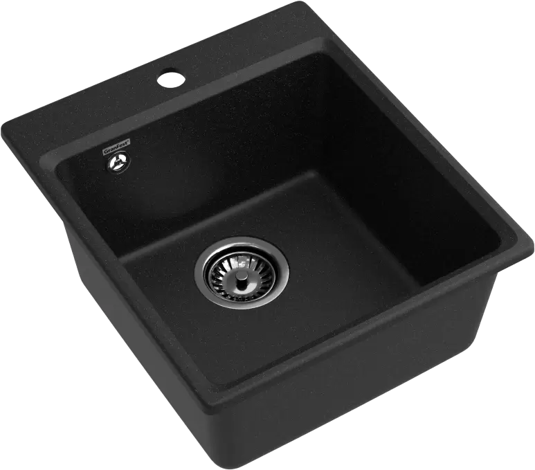 Кухонная мойка GranFest LEVEL LV-420 (черный) фото 2