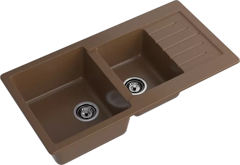 Кухонная мойка GranFest PRACTIK P-980KL (терракот) фото 2