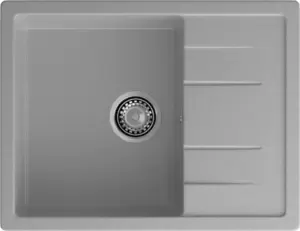 Кухонная мойка GranFest Quadro 650L (серый) фото