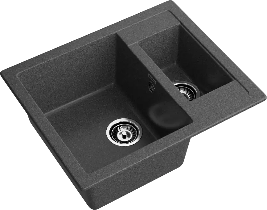 Кухонная мойка GranFest QUADRO Q-610K (графит) фото 2