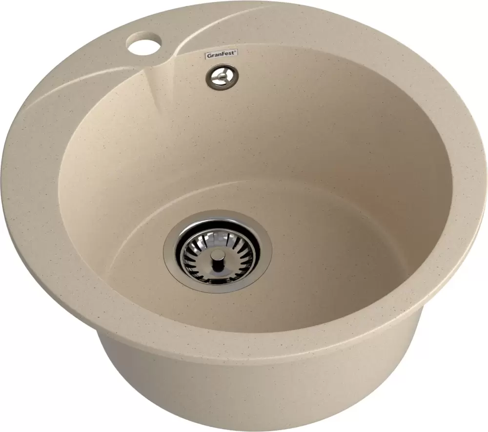 Кухонная мойка GranFest Rondo 480 (кашемир) фото