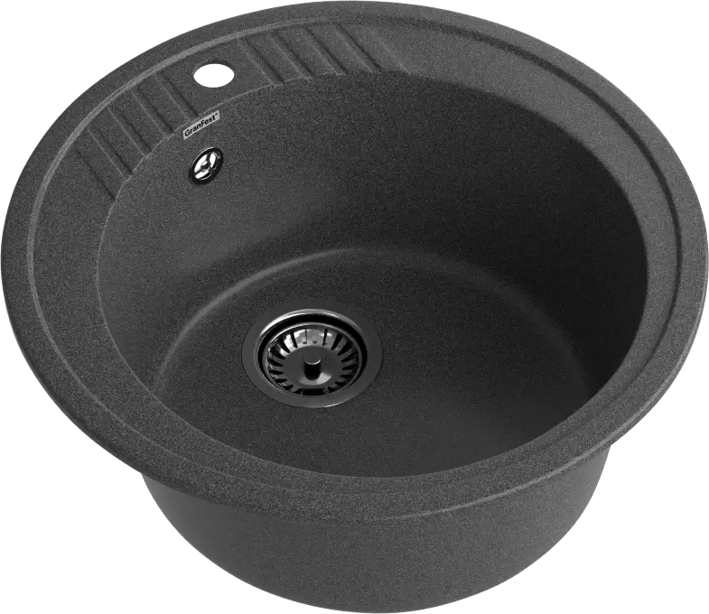 Кухонная мойка GranFest RONDO R-520 (графит) фото 2