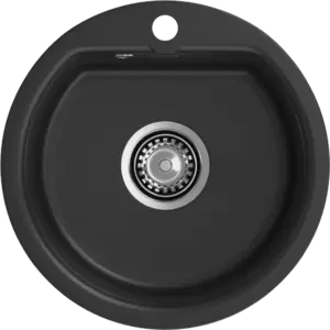 Кухонная мойка GranFest Smart GF-SM435 (черный) фото