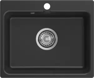 Кухонная мойка GranFest Smart GF-SM520 (черный) фото