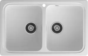 Кухонная мойка GranFest STANDART S-780K (иней) фото