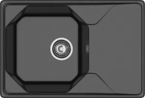 Кухонная мойка GranFest UNIQUE U-740L (черный) фото