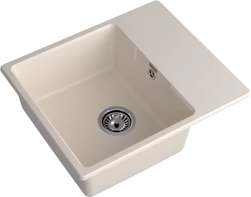 Кухонная мойка GranFest URBAN UR-658L (белый) фото 2