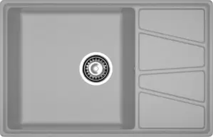 Кухонная мойка GranFest VERTEX V-780L (серый) фото