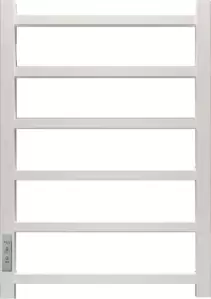 Полотенцесушитель Granula Квадро 50x80 (терморегулятор с таймером слева, белый глянец)