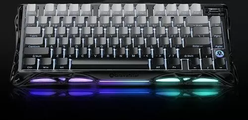 Клавиатура Gravastar Mercury K1 Gradient Black (GravaStar x Kailh Cherry Pink) фото