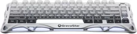 Gravastar Mercury K1 Gradient White (GravaStar x Kailh Cherry Pink)