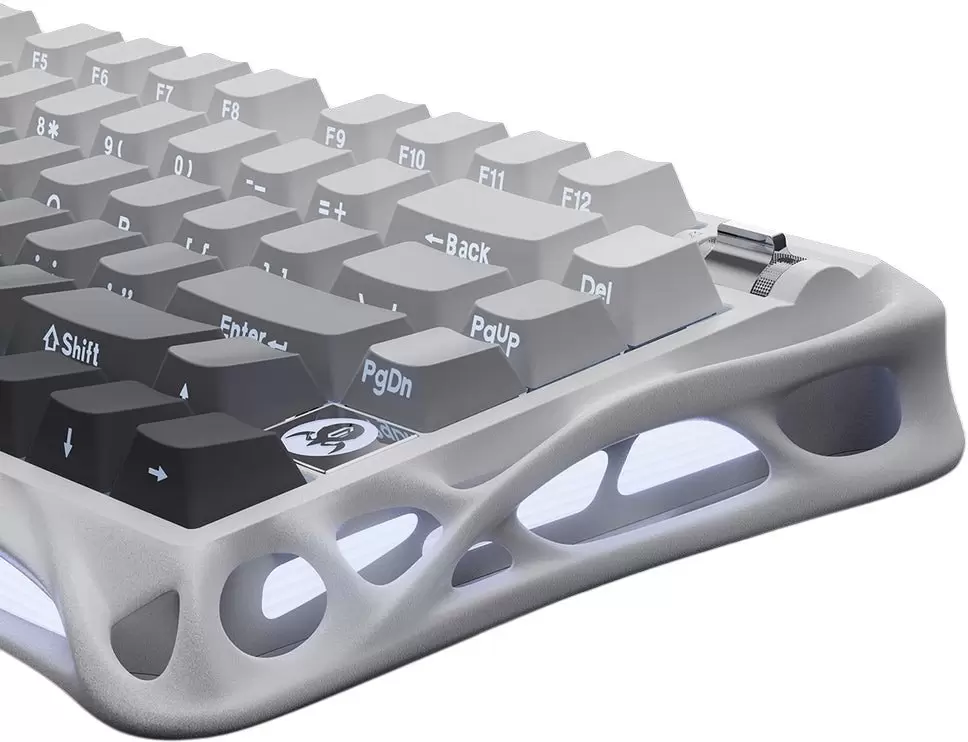 Клавиатура Gravastar Mercury K1 Gradient White (GravaStar x Kailh Cherry Pink) фото