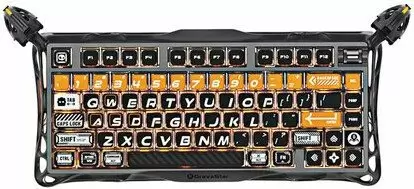 Gravastar Mercury K1 Pro CyberFlare (GravaStar x Kailh Speedy Mint)