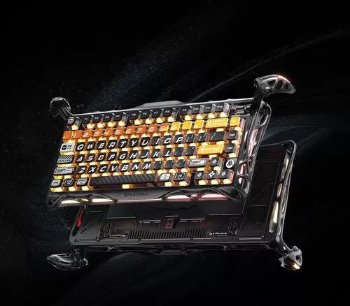 Клавиатура Gravastar Mercury K1 Pro CyberFlare (GravaStar x Kailh Speedy Mint) фото