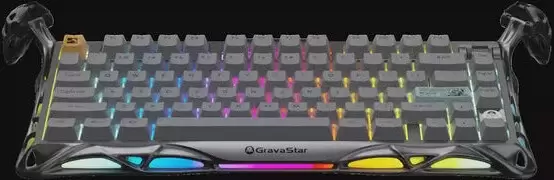 Клавиатура Gravastar Mercury K1 Pro Silver Gray (GravaStar x Kailh Speedy Mint) фото 3