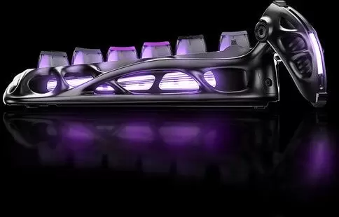 Клавиатура Gravastar Mercury K1 Pro Special Edition Cyberpunk (GravaStar x Kailh Speedy Mint) фото