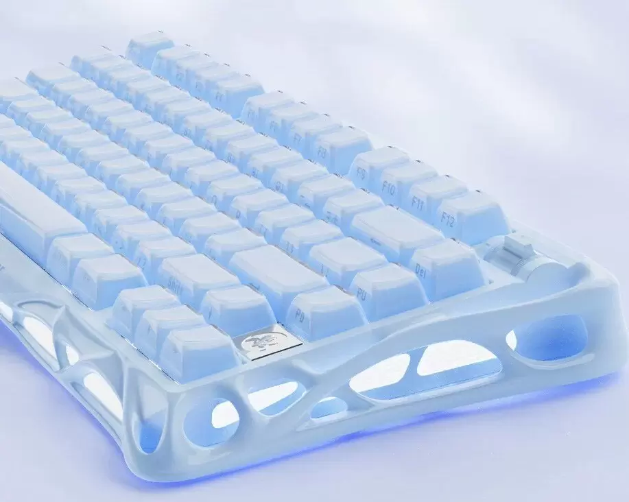 Клавиатура Gravastar Mercury K1 Special Edition Ice Blue (GravaStar x Kailh Cherry Pink) фото