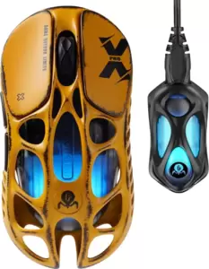 Игровая мышь Gravastar Mercury X Pro Special Edition Battle Worn-Yellow фото