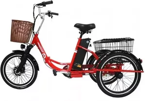 Электровелосипед GreenCamel Trike-20 R20 (500W 48V 15Ah, красный) фото