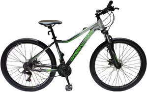 Велосипед GREENLAND Demetra 27.5 р.16.5 2024 черный/серебристый фото