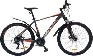 Велосипед GREENLAND Discovery 2.0 27.5 р.19 2024 (серый/оранжевый)