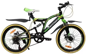 Детский велосипед Greenway Lumbo 20 (зеленый/черный) фото