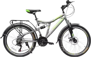 Велосипед Greenway 26S006-L 26 черный/зеленый icon