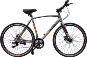 Велосипед Greenway Lawa free 1.4 2022 (серый/оранжевый) фото