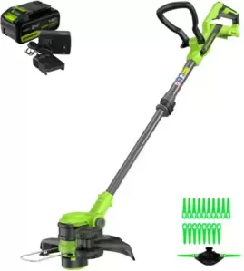 Триммер аккумуляторный Greenworks G24LT301K4 2113207UB (с 1-им АКБ) фото