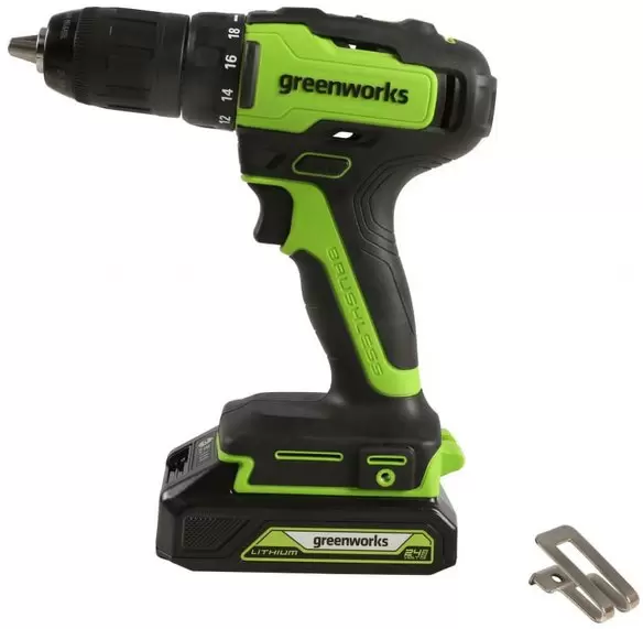 Дрель-шуруповерт Greenworks GD24DD35K2 (3704007CUC) фото 4