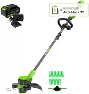 Триммер аккумуляторный Greenworks GD24LT331 2113407UB (с 1-им АКБ) фото