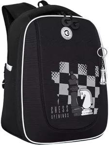 Школьный рюкзак Grizzly RAf-393-10 (черный) фото